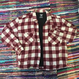 Flannel Jacket with Waffle Lining